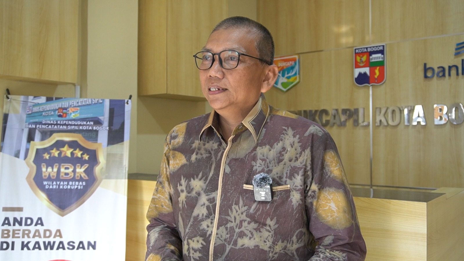 Kepala Disdukcapil Kota Bogor, Ganjar Gunawan.
