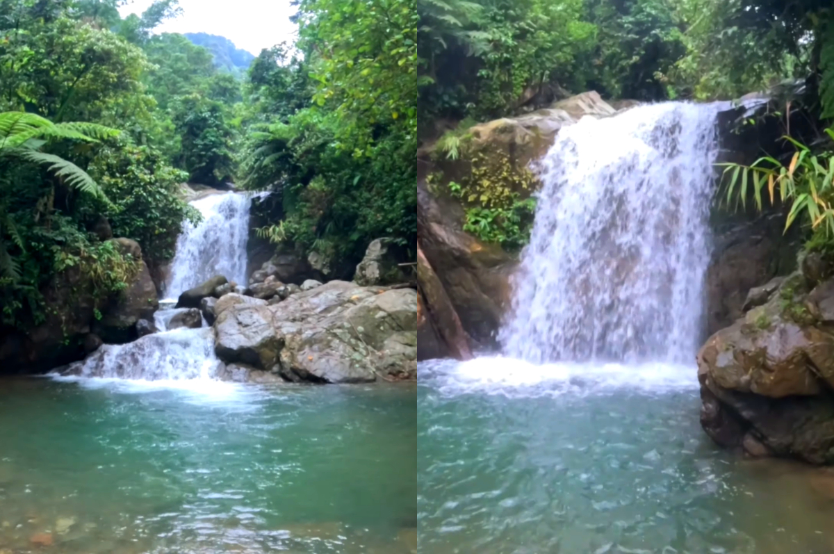 Curug Hordeng, air terjun jernih yang tenang dengan aliran mirip tirai, cocok jadi spot favorit wisatawan.