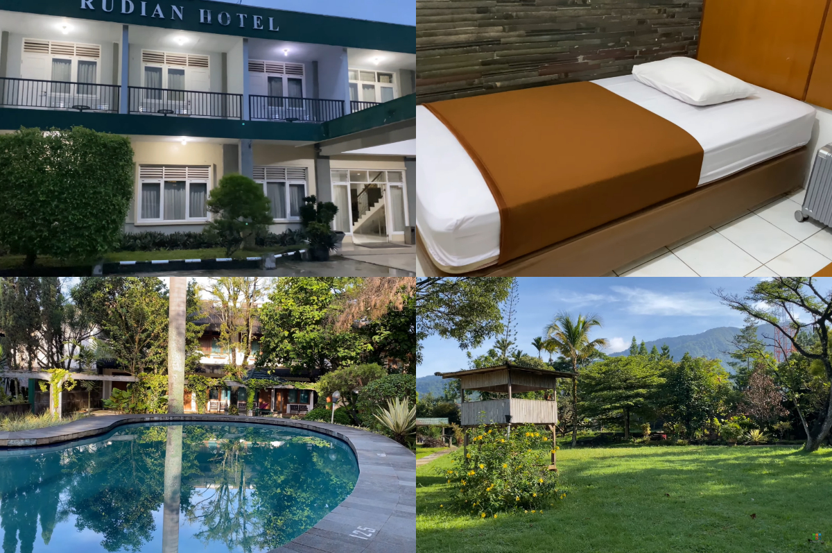 Staycation seru di Rudian Hotel, Cisarua, harga terjangkau, fasilitas lengkap, suasana sejuk.
