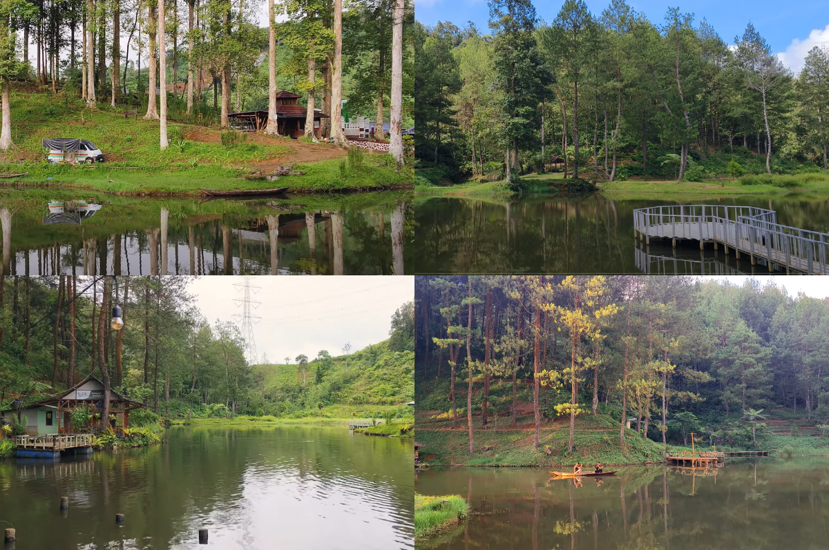 Suasana tenang Kitako Campsite di pinggir telaga, cocok untuk camping santai bersama keluarga.