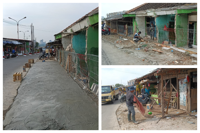 Penataan pedagang di Pasar Citeureup 2, Kabupaten Bogor, terus dilakukan agar pasar lebih rapih dan nyaman.