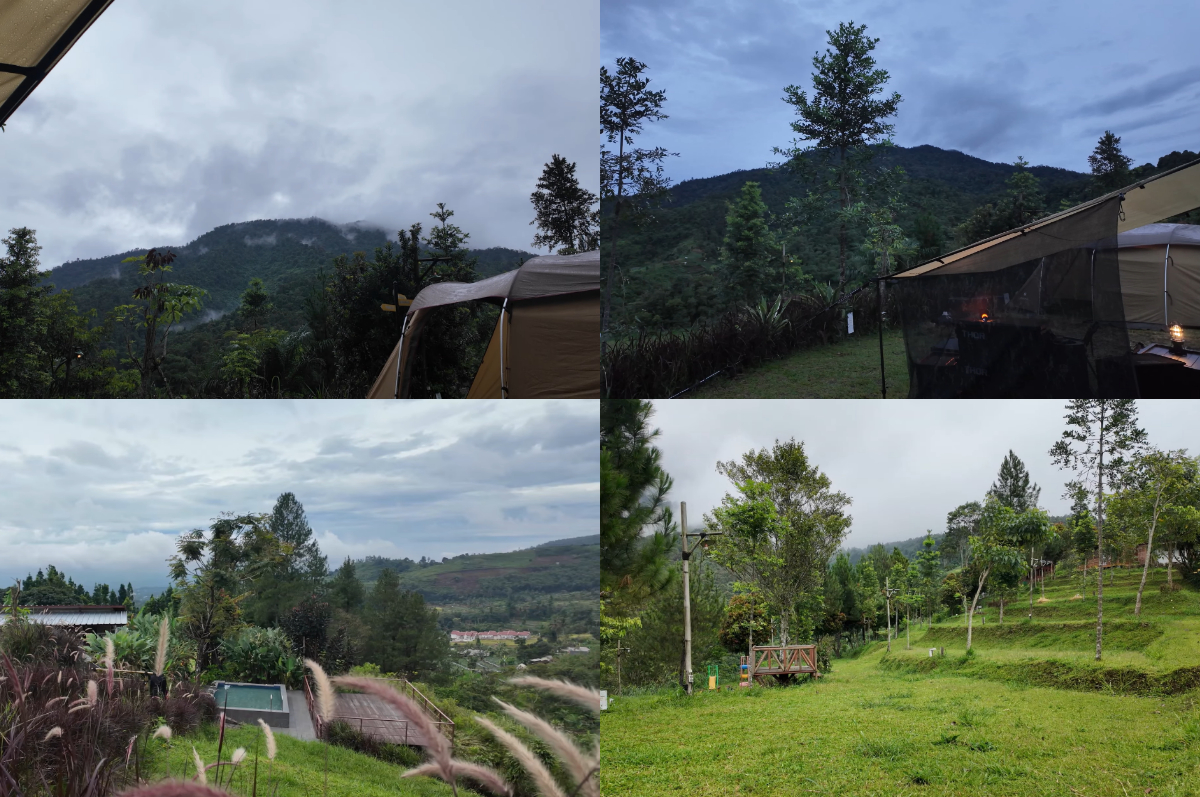 Camping seru di Kancana Mandira Cidahu, Sukabumi.