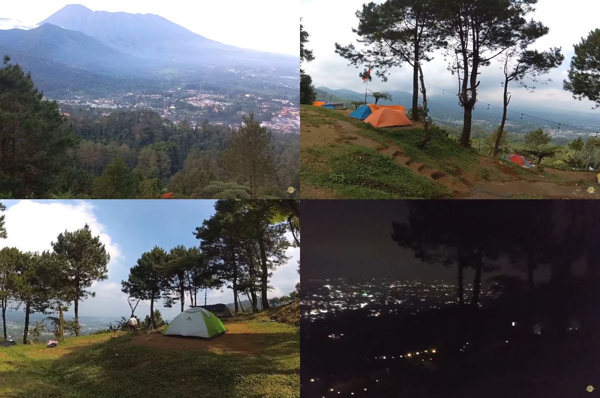 Pemandangan pagi yang menakjubkan di Bukit Cita Cita, Puncak Bogor.
