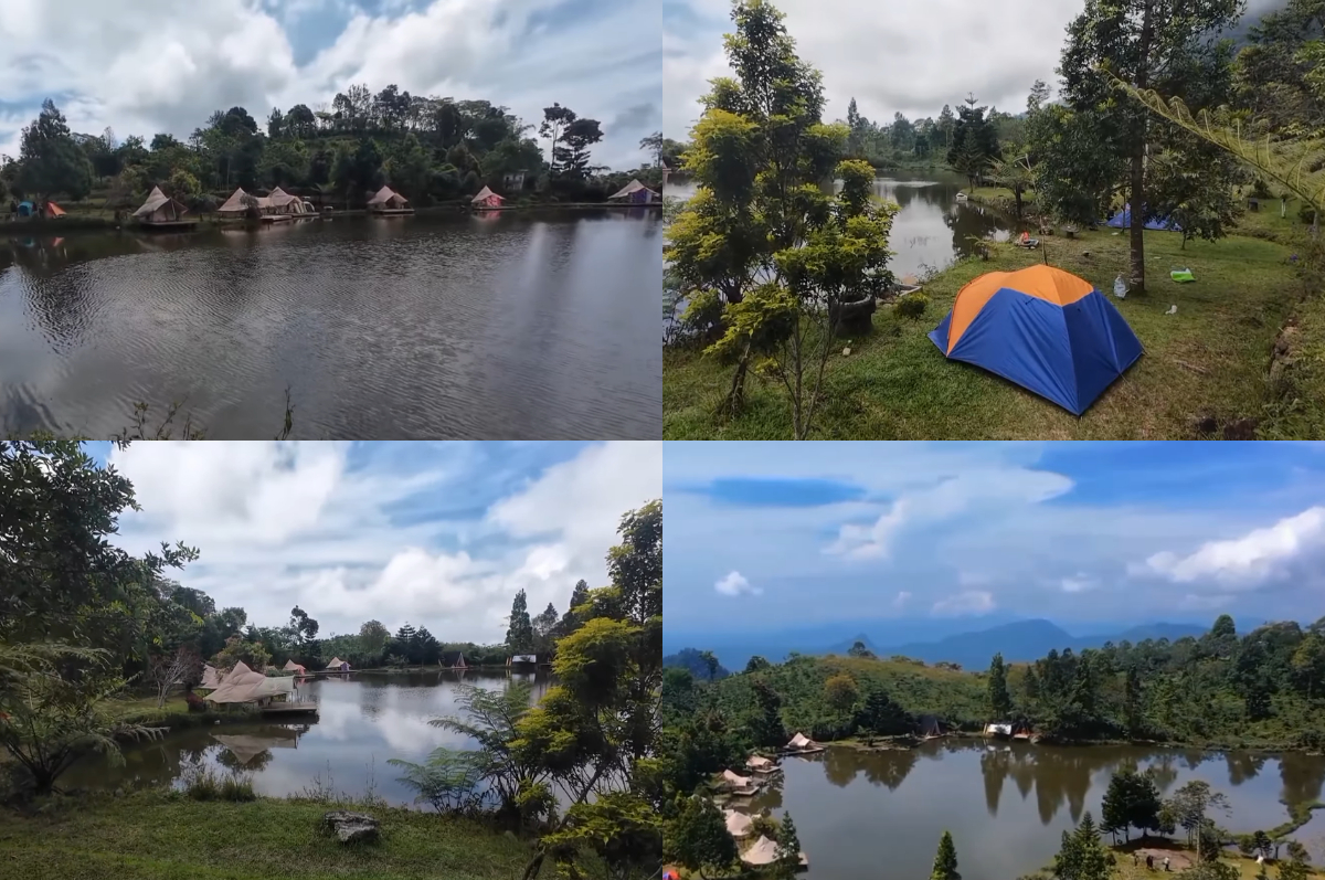 Camping seru di Situ Cangkuang, dikelilingi alam hijau dan sejuk khas Puncak Dua.