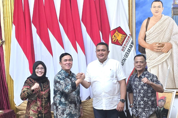 DPD Partai NasDem Kabupaten Bogor silaturahmi sekaligus audiensi dengan Bupati Bogor Rudy Susmanto.