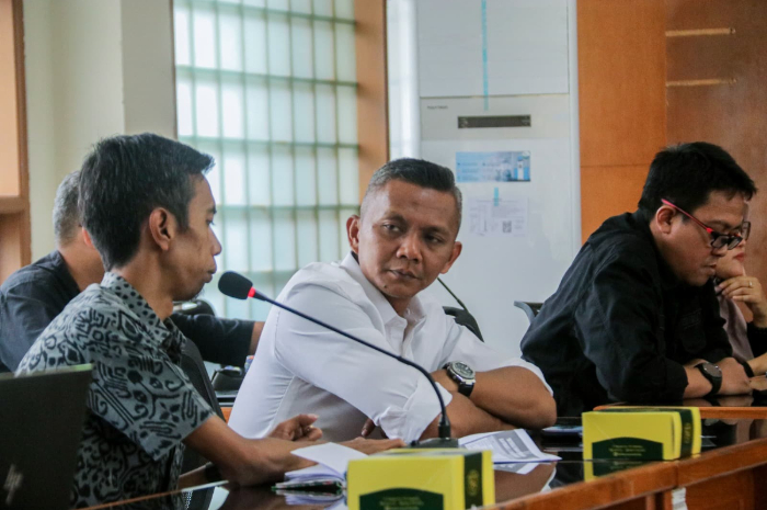 Wakil Wali Kota Bogor Jenal Mutaqin bertemu perwakilan Dinas BMPR Jawa Barat.
