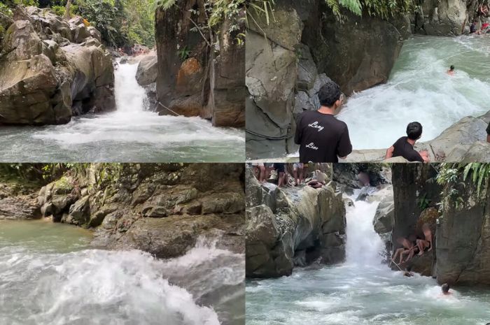Serunya berwisata di Curug Cibaliung, Bogor.
