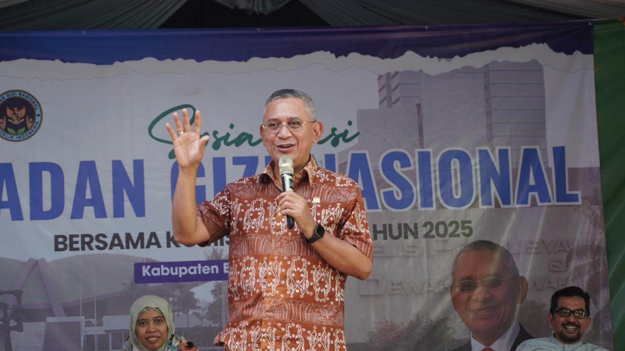 Anggota Komisi IX DPR RI Achmad Ru&rsquo;yat saat sosialisasi program MBG dilaksanakan di SDIT Alkautsar, Kecamatan Cileungsi, Kabupaten Bogor, beberapa waktu lalu.