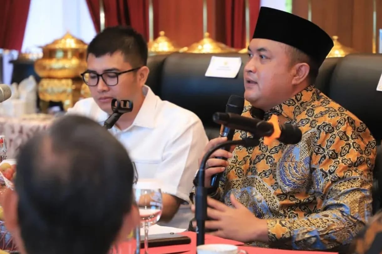 Bupati Bogor Rudy Susmanto dalam rakor prioritas pembangunan, bahas sektor infrastruktur, pelayanan Kesehatan dan Pendidikan dasar.&nbsp;