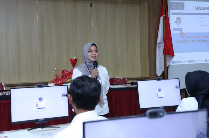 Pelaksanaan seleksi kompetensi PPPK tahap 2 di lingkungan KemenPAN RB di kantor BKN Jakarta.
