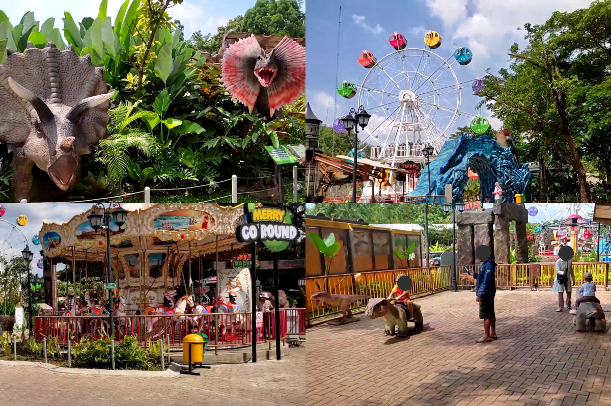 Serunya petualangan di Dinonesia Harvest City.