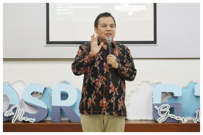 Ketua DPRD Kota Bogor, Dr. Adityawarman Adil, hadir sebagai narasumber utama dalam kegiatan RESPECT HI yang digelar mahasiswa IPB.