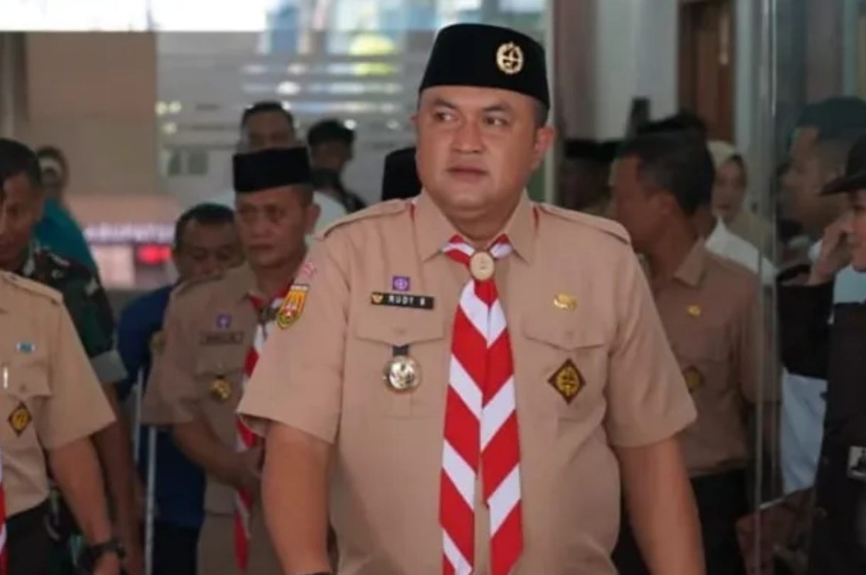 Bupati Bogor Rudy Susmanto berharap&nbsp;Pramuka menjadi generasi unggul dan mandiri lewat pelatihan digital.&nbsp;