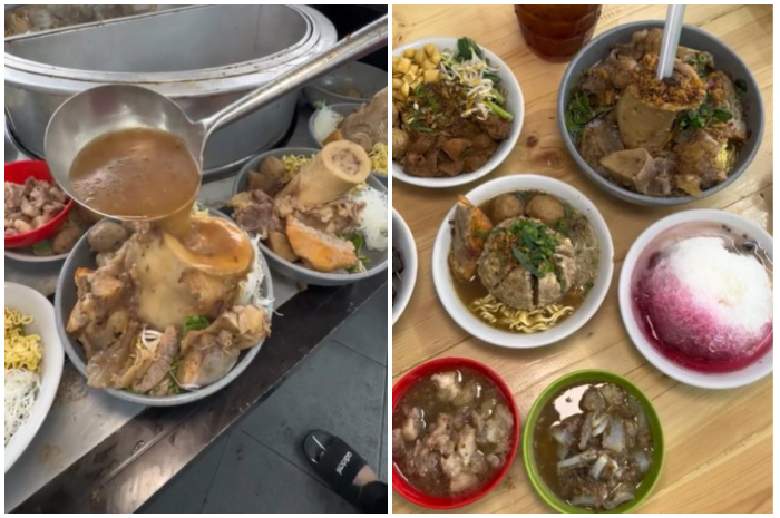 Beragam menu Mie Bakso Dengkul Jl. GOR Pakansari, RT.02/RW.05, Kelurahan Nanggewer Mekar, Kecamatan Cibinong, Kabupaten Bogor