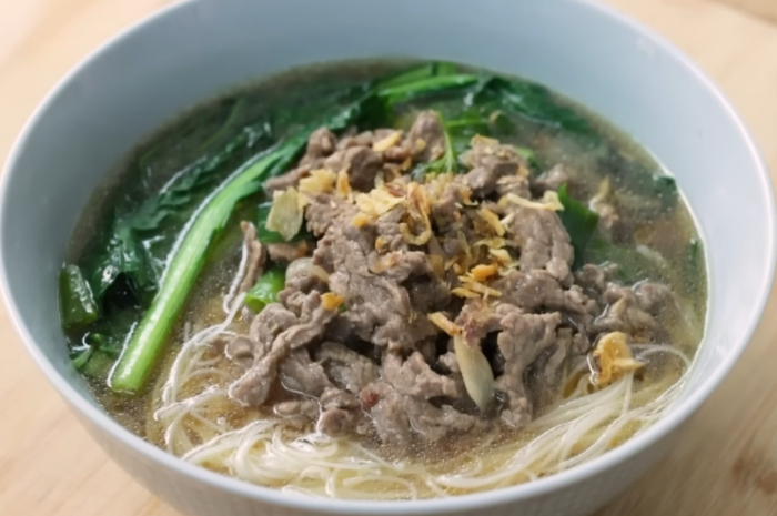 Resep Bihun Kuah Sapi Iris