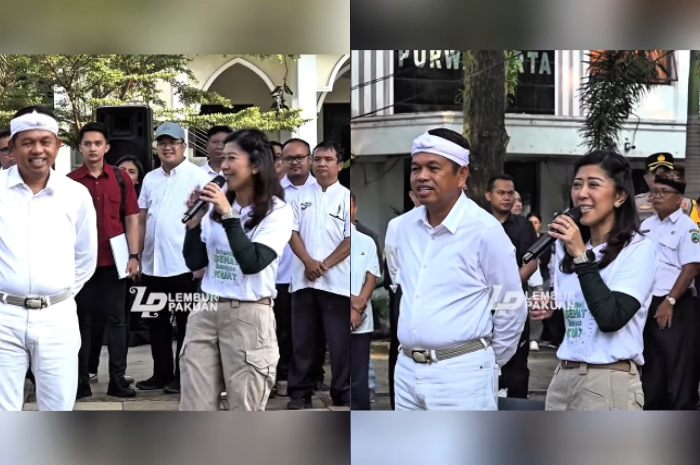 Gubernur Jawa Barat Dedi Mulyadi dan Menteri Komdigi Meutya Hafid&nbsp;berkunjung ke SMAN 2 Purwakarta.&nbsp;