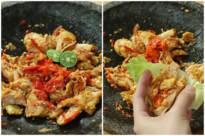 Resep ayam geprek sehat tanpa digoreng.