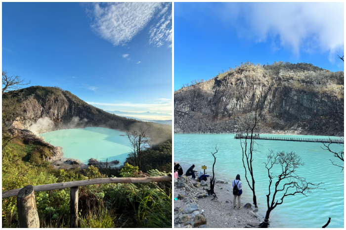 Keindahan Sunan Ibu Sunrise Point di Ciwidey, Kabupaten Bandung.