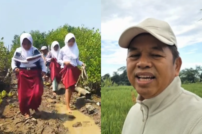 Gubernur Jawa Barat Dedi Mulyadi merespons terkait video viral siswa SD meminta agar jalan rusak di Indramayu diperbaiki.