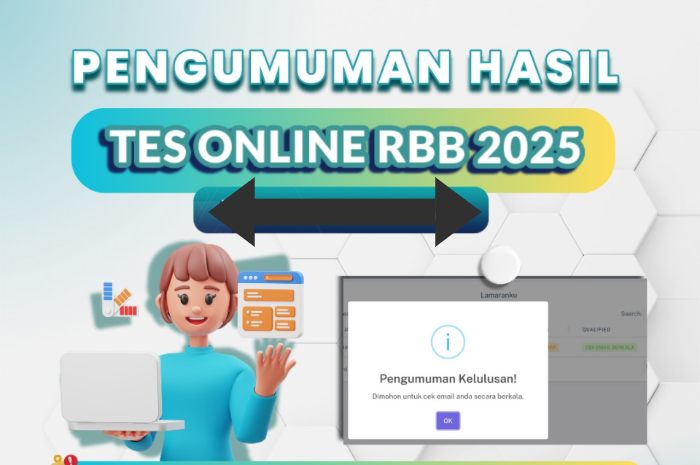 Pengumuman hasil tes online 1 Rekrutmen Bersama BUMN 2025.&nbsp;