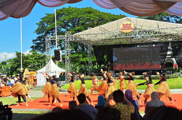 Festival Budaya Nusantara  yang digelar SV IPB di Alun-Alun Kota Bogor, Minggu (18/5/2025).