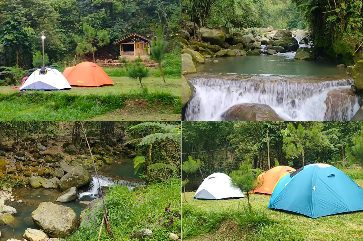 Leuwi Situhiang, destinasi camping murah dan alami di Pamijahan Bogor.