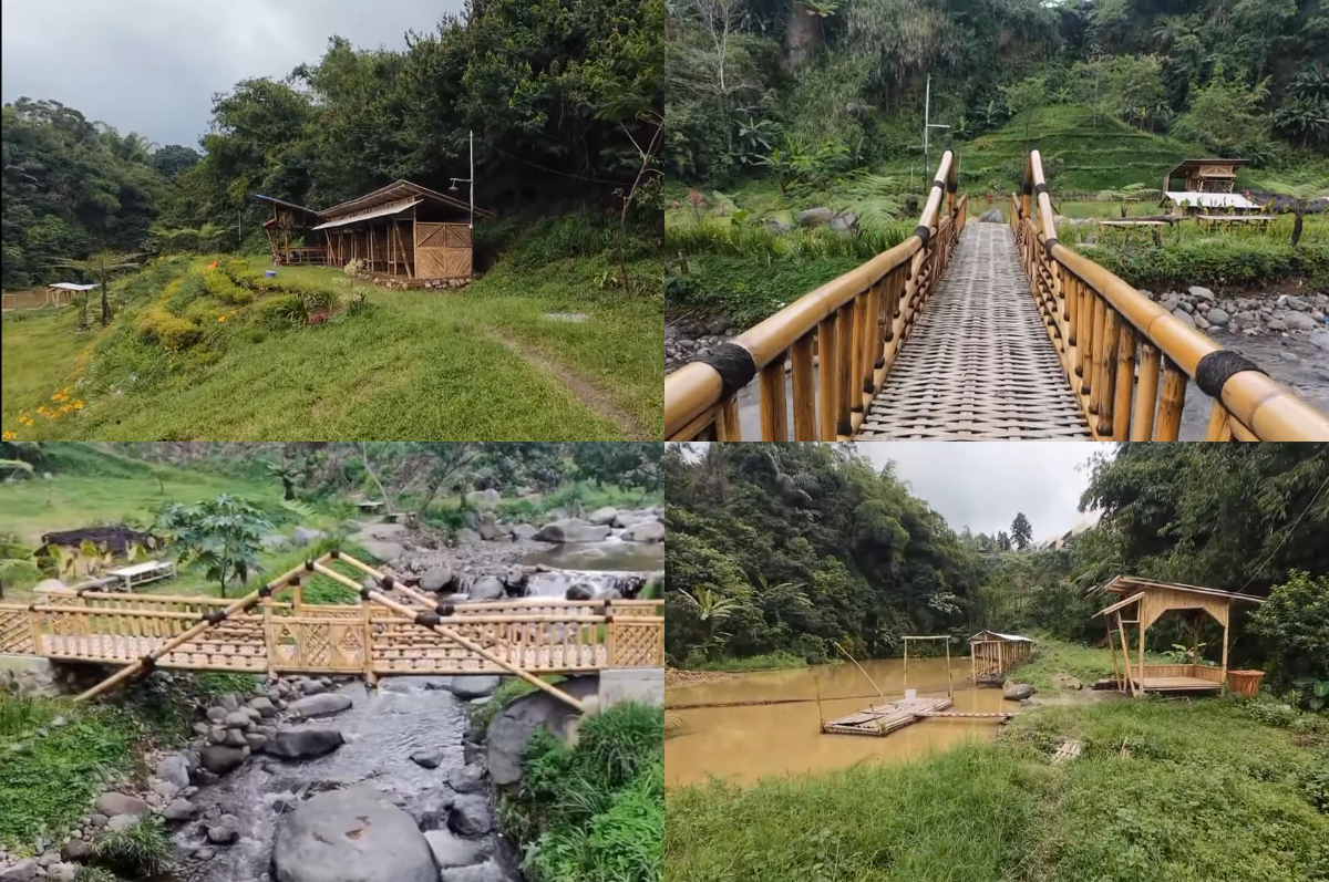 Suasana Wisata Alam Hijau Portia.
