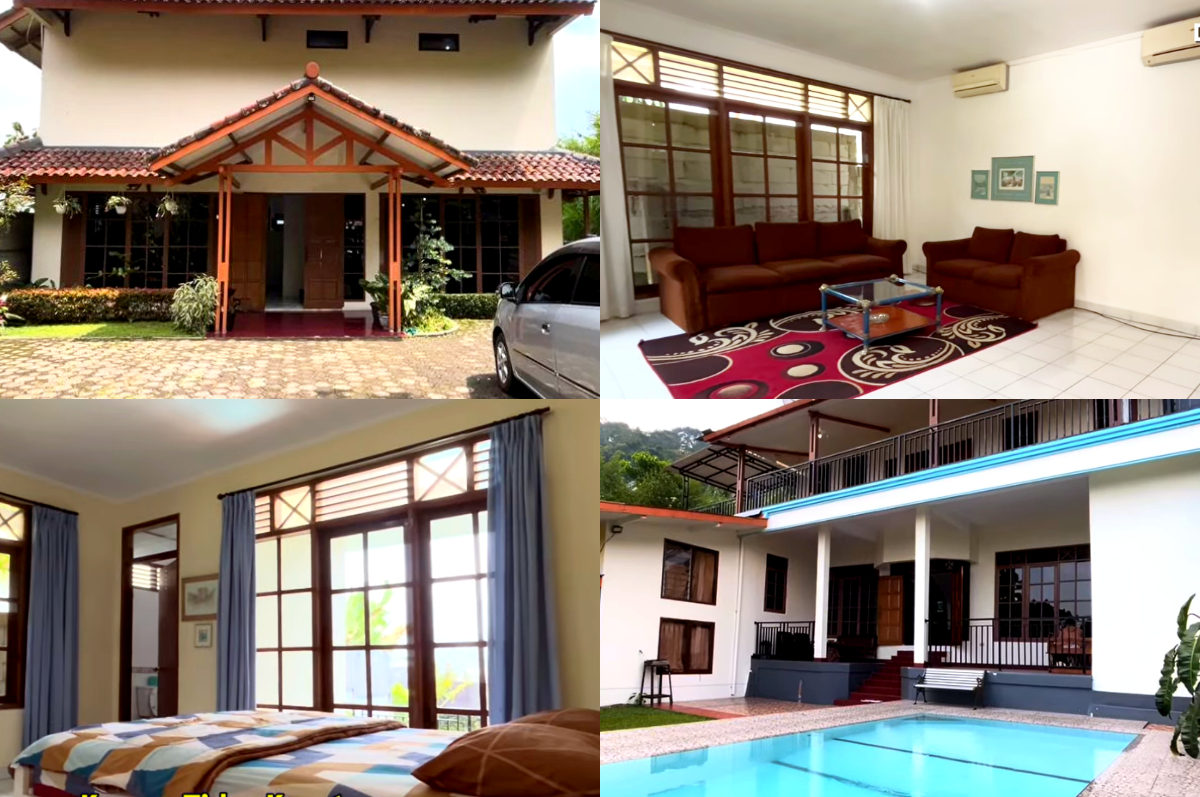 Villa Ditha, cocok untuk liburan keluarga dengan view sejuk pegunungan.