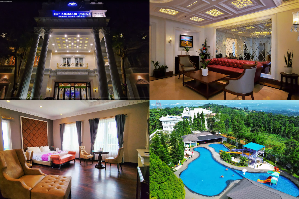 Hotel Beth Kasegaran Theresia yang megah dan ikonik.