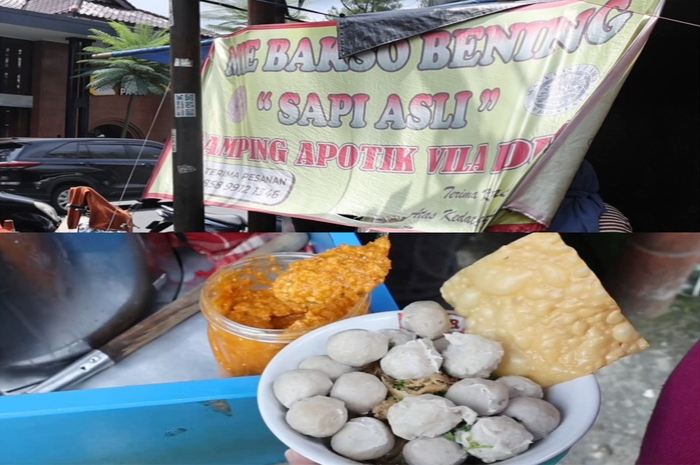 Bakso Bening Villa Duta berlokasi di Jalan Pajajaran, tepatnya di sebelah Apotek Villa Duta, Bogor