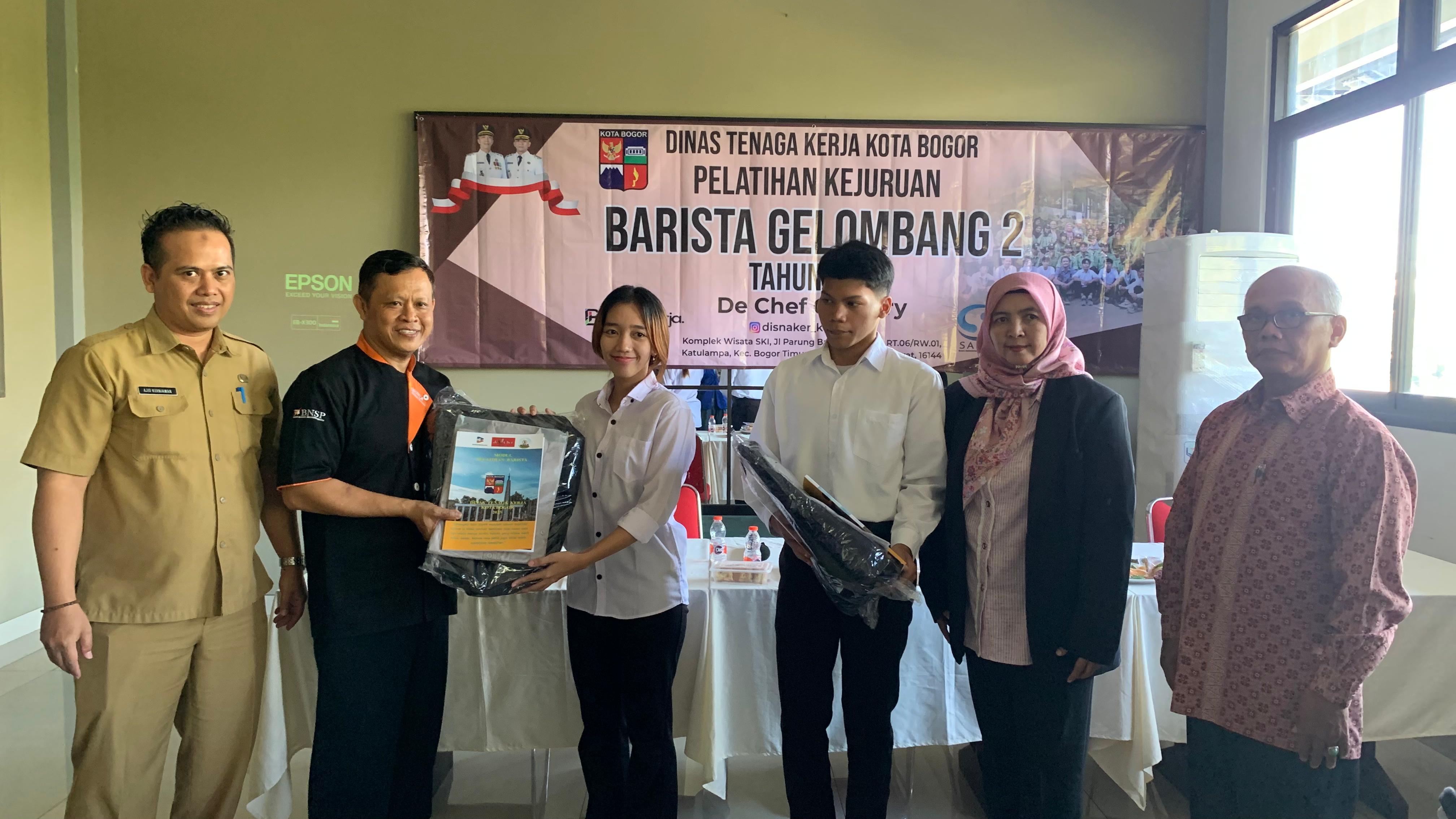 Disnaker Kota Bogor, menggelar program Pelatihan Kejuruan Narista gratis pada Senin (19/5/2025).