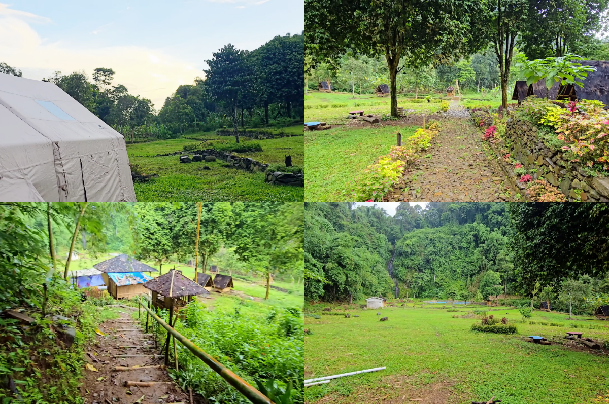 Camping seru di Legok Handelem, Cijeruk, pemandangan asri dan udara segar pegunungan.