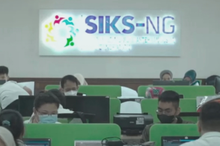 Ilustrasi sistem SIKS-NG pencairan bansos