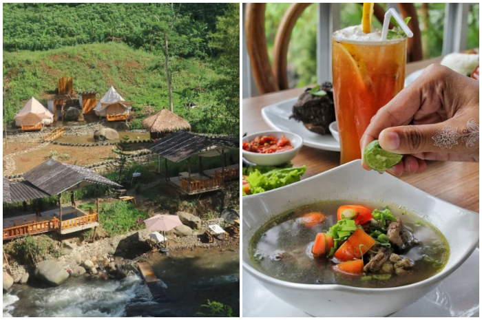 Suasana Kaliwatu Sentul di Kampung Cilaya, Karang Tengah, Sentul, Bogor