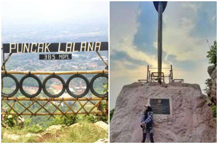 Suasana Puncak Lalana di Gunung Kapur Ciampea, Bogor.