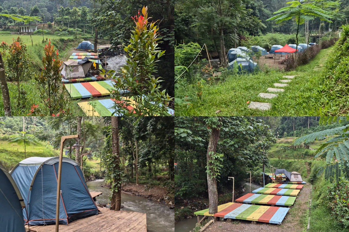 Suasana Rainbow Riverside Maribaya.