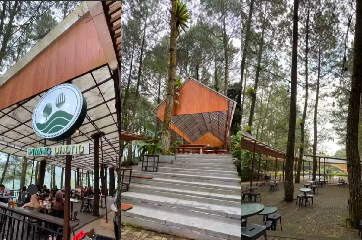 Suasana kafe Kopi Daong.