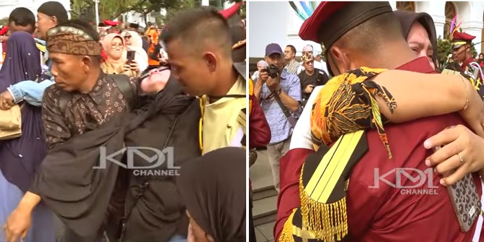 Momen haru saat para ibu diminta Gubernur Jawa Barat Dedi Mulyadi menemui anaknya yang menjalani pendidikan karakter di barak militer