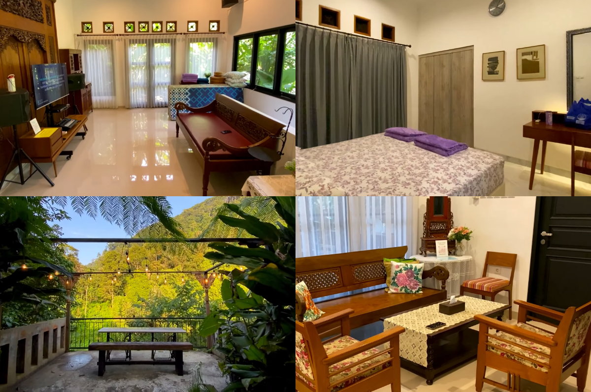 Villa Alaia Riverside, rekomendasi staycation murah di Cianjur.