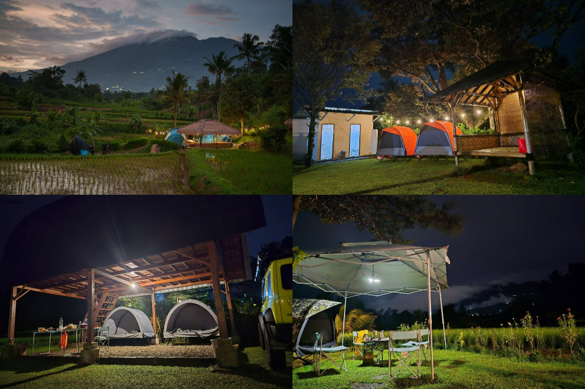 Camping Seru di Tengah Sawah, Tikumaseng Bogor.