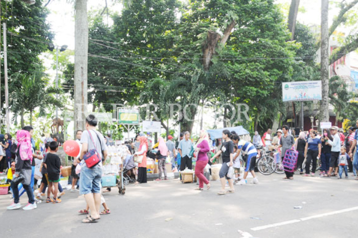 Suasana Car Free Day di kawasan Jalan Sudirman Kota Bogor beberapa waktu lalu.