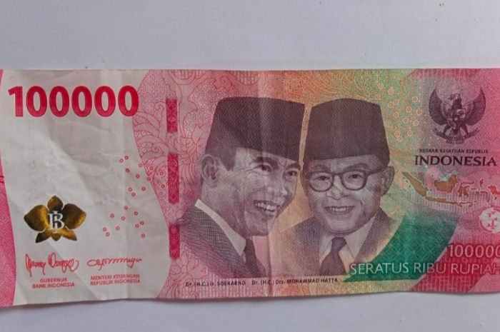 Ilustrasi uang pencairan bansos