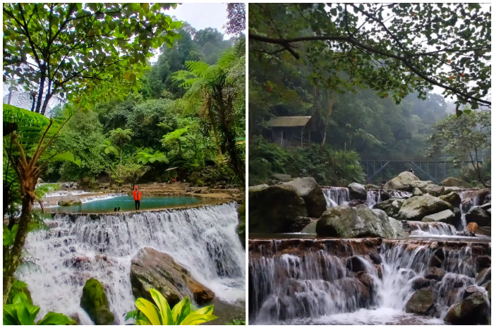 Pemandangan indah Lembah Tepus di daerah Gunung Bunder, Kabupaten Bogor.