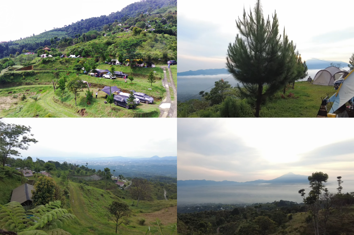 Suasana di Toba Paradise Camp, Bogor.