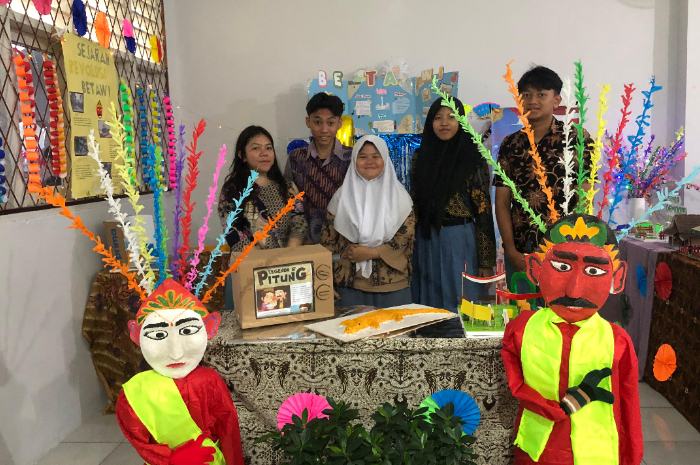 Siswa SMAN 2 Kota Bogor yang tengah mengikuti Panen Karya