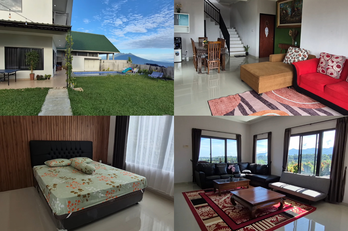 Villa Aroem Daun berkapasitas hingga 30 orang.