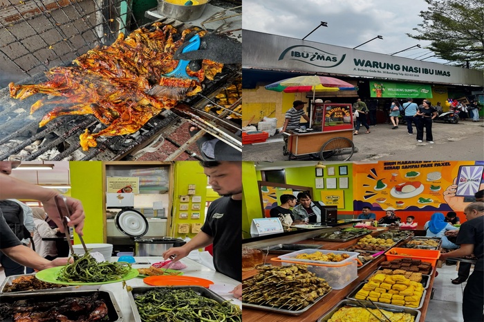 Warung Nasi Ibu Imas di Bandung terkenal dengan cita rasa khas Sunda, harga terjangkau.