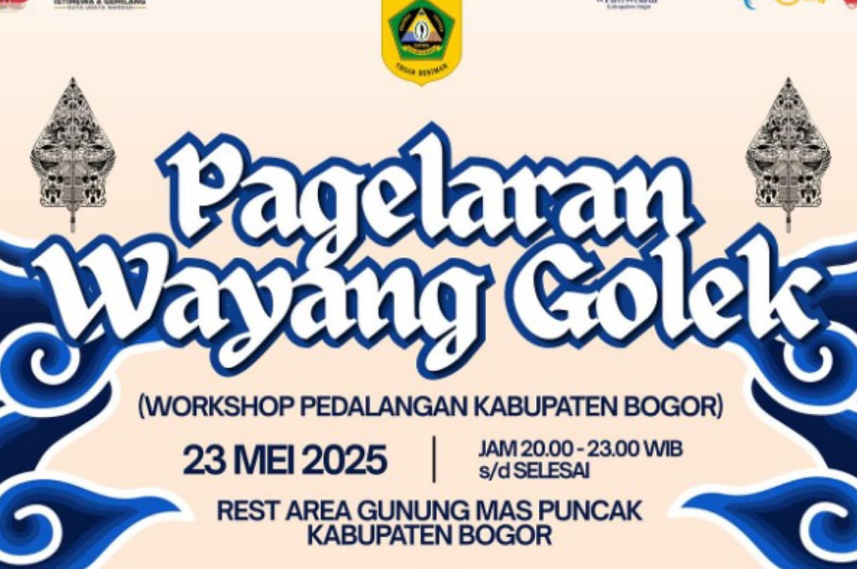 Workshop Pedalangan Kabupaten Bogor akan menampilkan pertunjukan Wayang Golek.