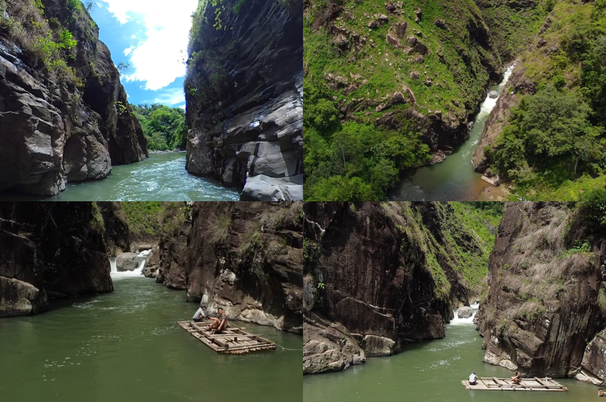 Wisata alam Leuwi Tonjong di Garut Selatan.