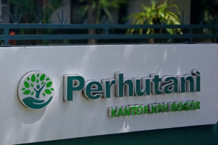 Kantor Perhutani Bogor. Banyaknya aktivitas tambang di kawasan hutan jadi sorotan.